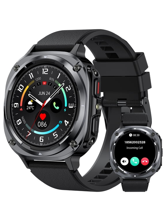 Smart Watches for Men with Bluetooth Calling Smart Watch for iOS Android Waterproof Watch with 100+ Sport Modes