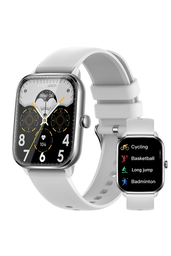 Smartwatch for Men/Women (Answer/Make Calls), 1.9'' Large HD Screen Business Smart Watch, Waterproof Fitness Tracker Watch for Android and iOS