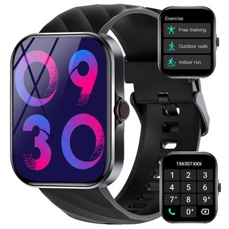 VOPOCO A23 Smart Watches for Men Women 1.91” Full Touch Screen Smartwatch Compatible with iOS Android, 1pc