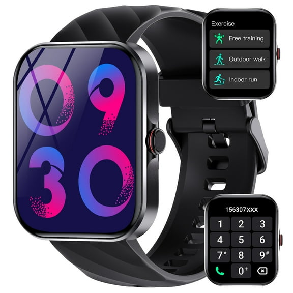 VOPOCO A23 Smart Watches for Men Women 1.91 Full Touch Screen Smartwatch Compatible with iOS Android, 1pc