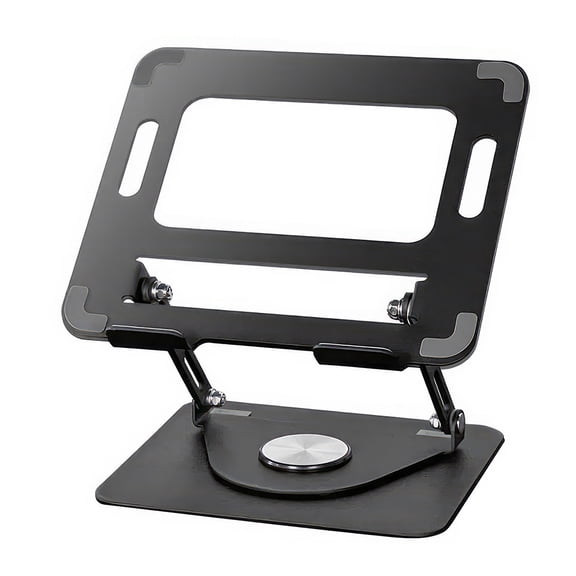 VOPOYO Laptop Stand 360 Rotating Bracket, Foldable Aluminum Laptop Desk Stand Adjustable Laptop Riser Holder Ergonomic Computer Stand for Laptop