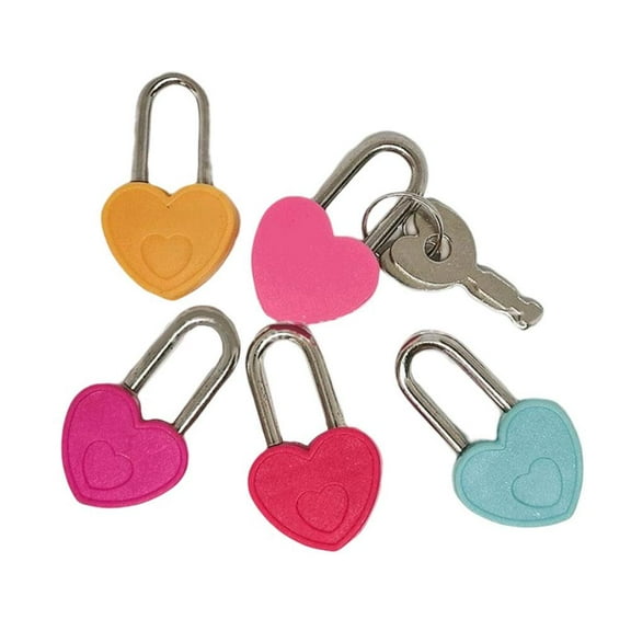 1Set Diary Lock with Key Security Padlock Travel Luggage F5T7 Locks E6M4