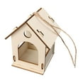 VOPPV Bird House Nesting Feeding Nature Feeder Robin Sparrow Window