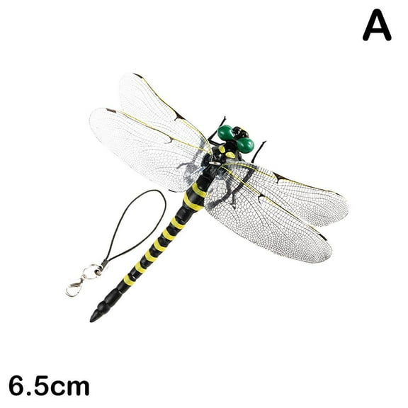 VOPPV Dragonfly Figurines Miniature Dragonfly Models for Art and Decoration Z6B4