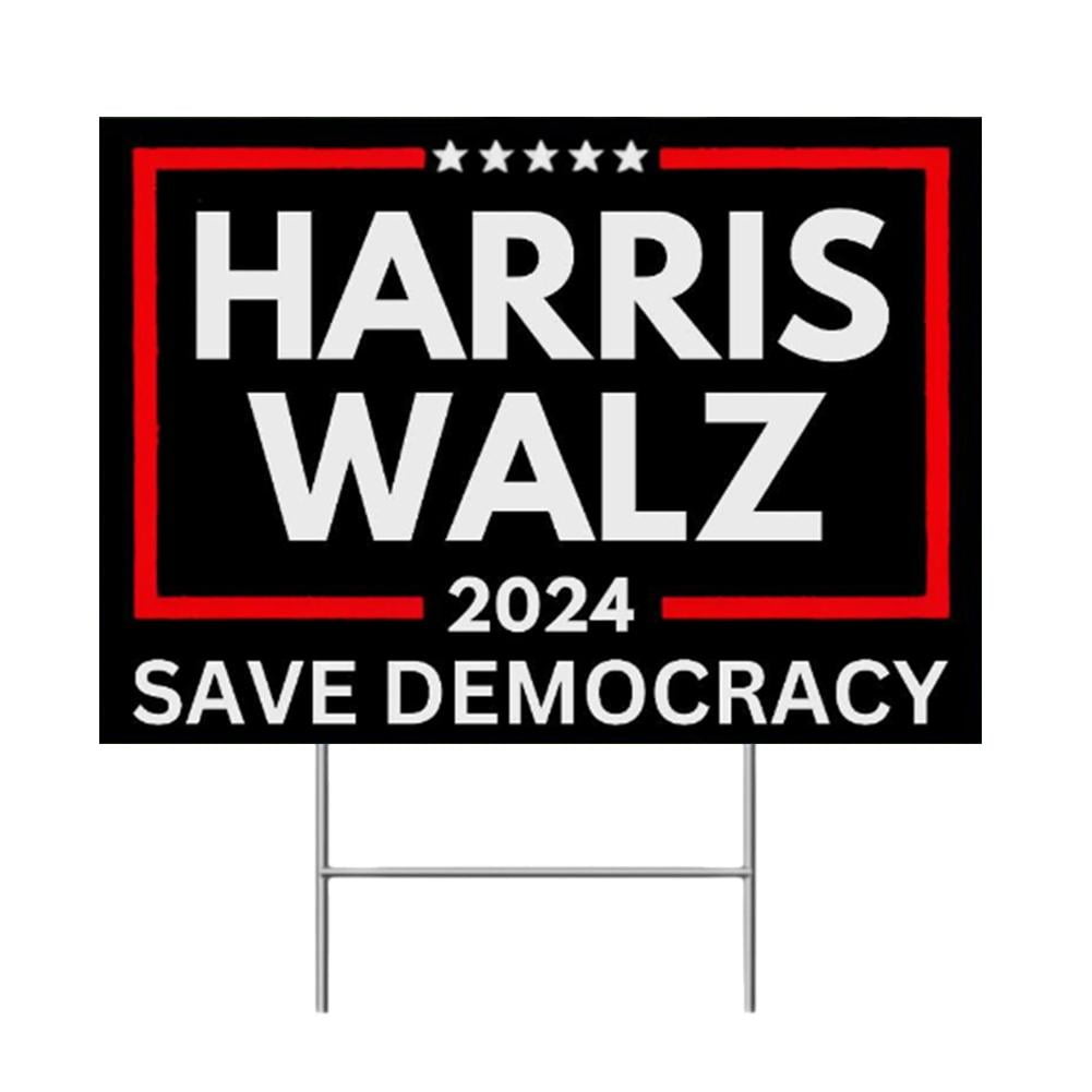 VOPPV Harris Walz Yard Sign, Kamala Harris Tim Walz 2024 Harris New Walz Sign, G6K1