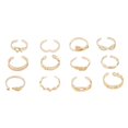 thumbnail image 1 of VOPPV Ladies Toe Rg Knuckle Rings Set Retro Boho Foot R Set Women Je O2P8, 1 of 5