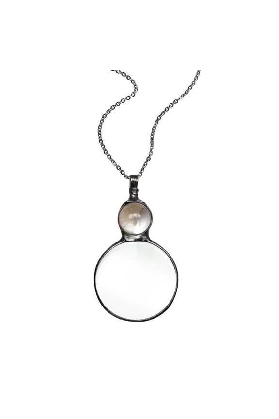 Magnifying Glass Pendant Necklace Necklace Mother's Day Gift A3W5