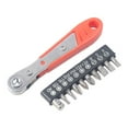 thumbnail image 1 of Clearance! Right Angle Screwdriver Mini Ratchet Wrench Drive with Screwdriver Bits GXP P2M8, 1 of 8
