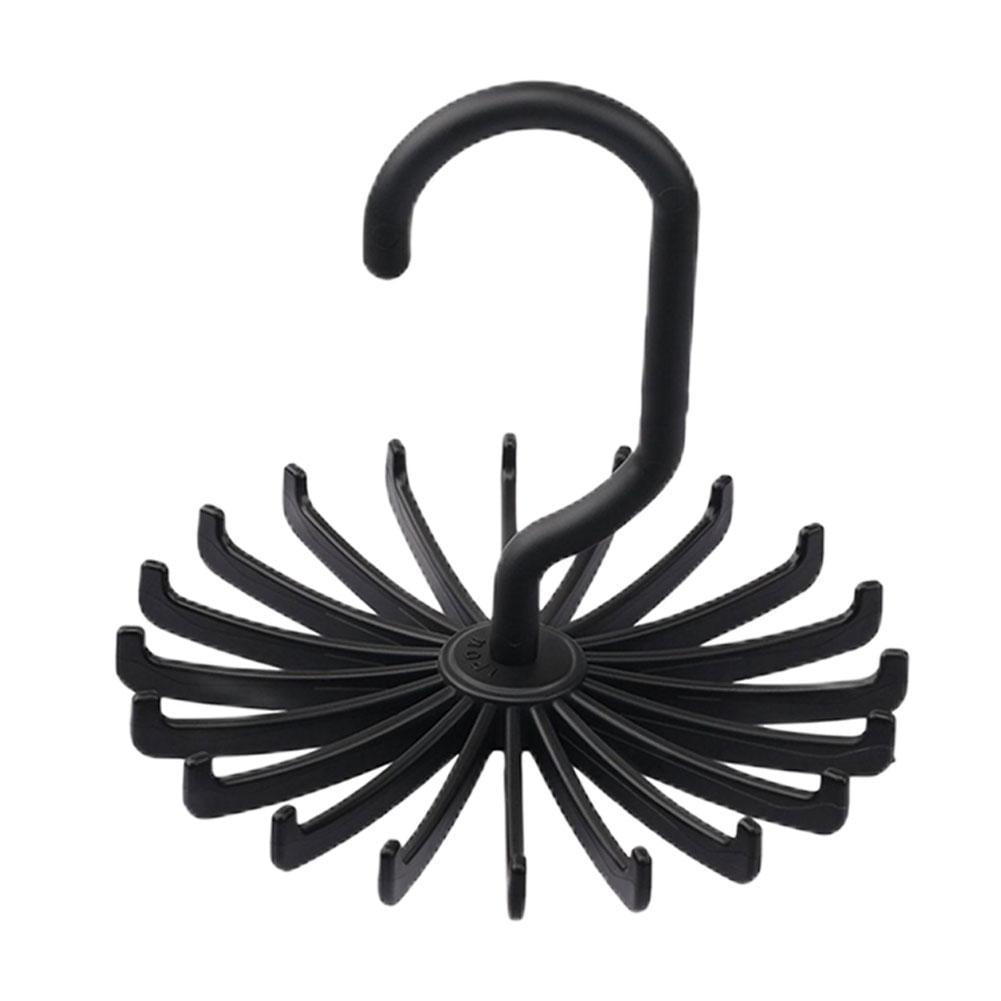 VOPPV TIE SCARF HANGER RACK ROTATING BELT CLOSET ORGANIZER HOLDER 360º ...