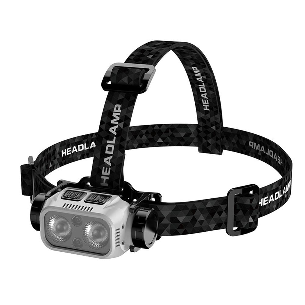 Headlamp USB Rechargeable Super Bright High Lumens,XHP90 LED Headlamps With Power Bank Function Head Torch,Waterproof Zoomable 4 Modes Powerful Headlight For Hunting,Fishing,Camping