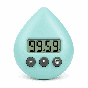 VORALYN 1 Pcs Shower Timer for Kids Adults, Digital Shower Clock with Timer, Waterproof Timer with Alarm & Suction Cup, Energy Saver Home Kitchen Timer Bathroom Clock