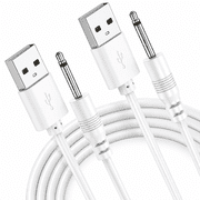 VORALYN 2 Pack Replacement Dc Charging Cable, Usb to Dc 2.5Mm Fast Charger Cord Adapter - 2.5Mm Massager Charger