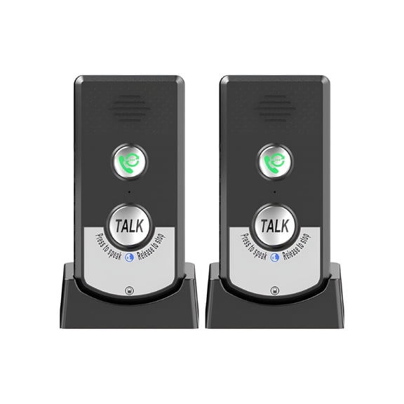 VORALYN 2026 New 2 Pack Wireless Intercoms for Home, Voice Bidirectional Communication, Ultra Long Distance Portable Wireless Interphone, Elderly Caller Room to Room, Two Way Ringtone Call