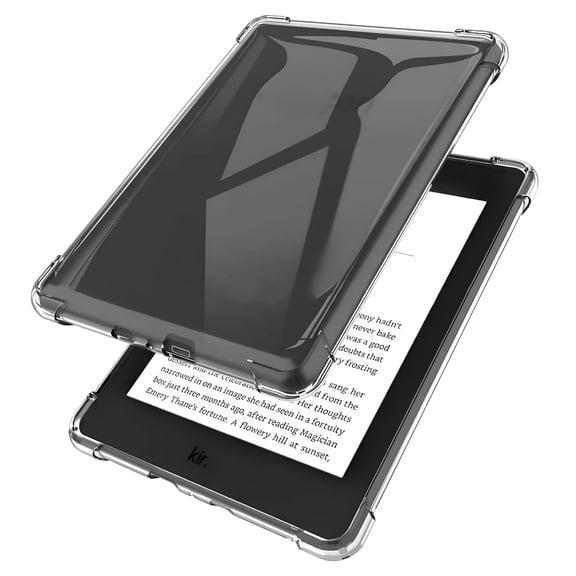 VORALYN 2026 New Clear Case for Fire Hd 10 Tablet (5Th/7Th/9Th Generation,2015/2017/2019 Release),Soft Tpu Skin Transparent Back Corners Bumper Protective Cover Anti-Scratch Shock Proof Shell (Clear)