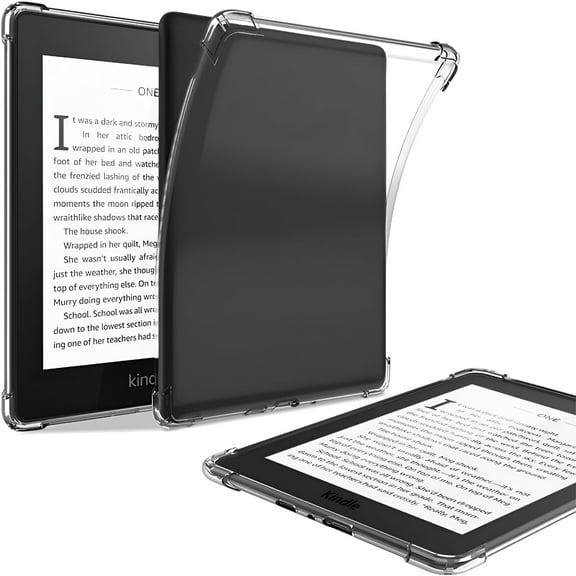 VORALYN 2026 New Clear Case for Kindle Paperwhite 5Th/6Th/7Th Generation (2012-2017 Release) - Lightweight Tpu Transparent Soft Rubber Back Cover Shell, Clear