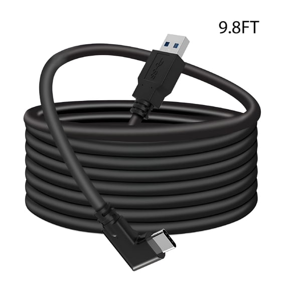 VORALYN 2026 New Link Cable 9.8Ft for Quest 1/2, High Speed Data Transfer & Fast Charging Usb C Cable for Quest Vr Headset and Gaming Pc