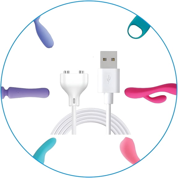 VORALYN 2026 New Magnetic Usb Dc Charger Cable Replacement Charging Cord for Toys,Electric Toothbrush for Toys,Toothbrushes,Small Electronics,Gadgets,6Mm/0.24In