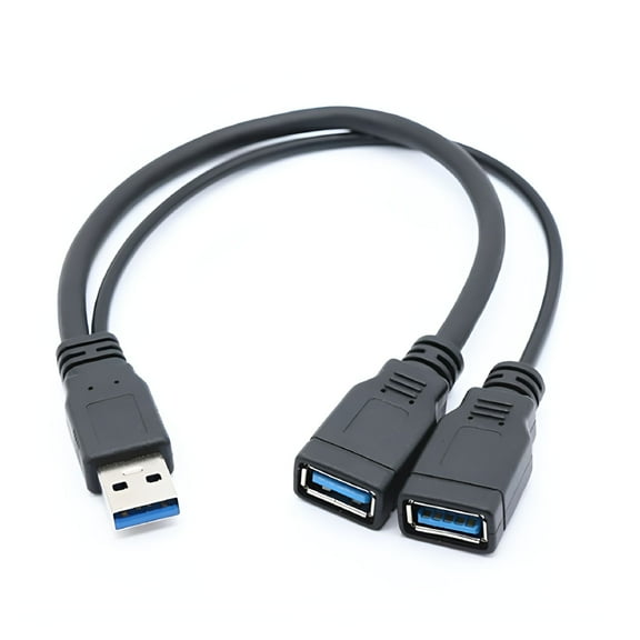 VORALYN 2026 New Usb 3.0 Splitter Cable Usb 3.0 Male to Dual Usb Splitter Charger Data Transfer Extension Cable for U Disk Keyboard Mouse