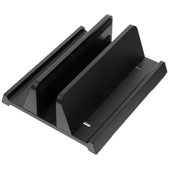 VORALYN 2026 New Vertical Laptop Stand 3 in 1 Laptop Riser Computer Stand Rack for Home Office Black for Desks, Workstations, Home Offices, Computer Setups, Study Spaces.