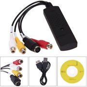 VORALYN 2026 New Vhs to Digital Converter Usb 2.0 Video Audio Capture Card Box Vcr Dvd Tv to Digital Adapter,For Home,Media Conversion,Video Archiving,Old Tapes,Dvd Creation,Personal Use