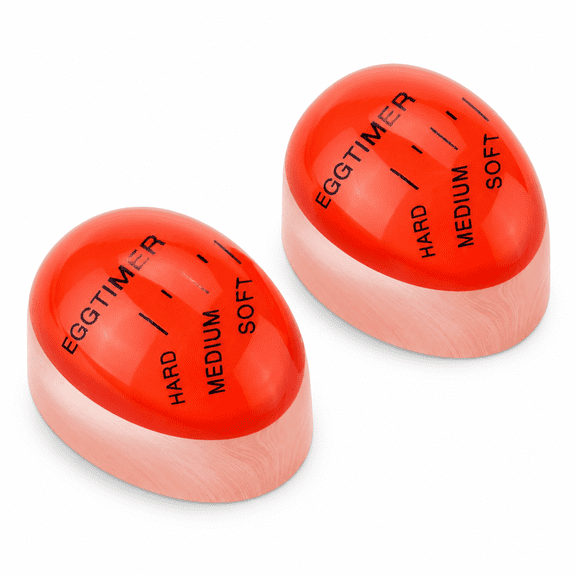 VORALYN 2Pcs Egg Timer, Kitchen Gadget Color Changing Boil Eggs Thermometer