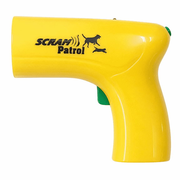 VORALYN Animal Protection Scram Patrol Ultrasonic Dog Repeller Chaser Stop Barking Yellow Color