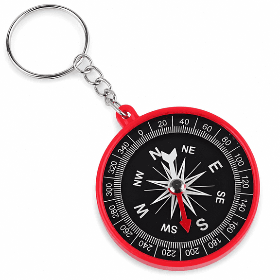 VORALYN Compass,Help Children Not Lose Their Direction Compass Hiking Survival,Easy for Daily Travel Hiking Gear,Red