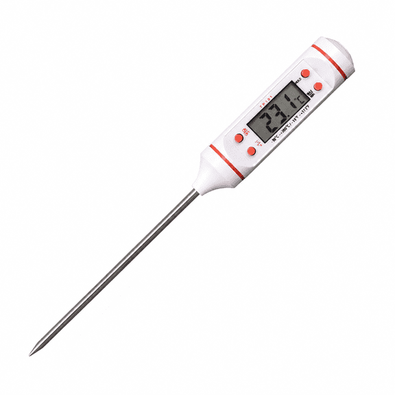 VORALYN Digital Thermometer for Cooking,304 Stainless Steel Probe Thermometer for Cooking,Rapid Temperature Response Candy Thermometer for Candy Making