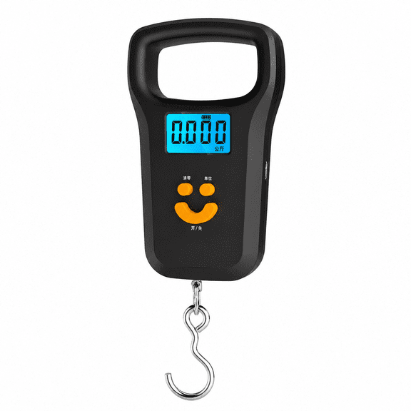 VORALYN Fishing Scale With Backlit LCD Display, Up To 110lb/50kg Digital Portable Hanging Fish Weight Scale With Hook For Home, Farm, Outdoor, Hunting, Fishing