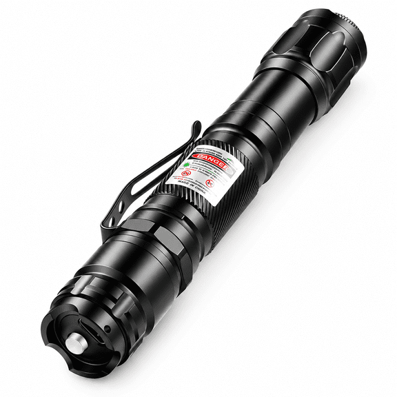 VORALYN High Power Green Laser Pointer | Tactical Long Range Green Laser Pointer | Single Press On/Off Tactical Lazer Pointer | Rechargeable Lazer Pointer and Carrying Case (X3)