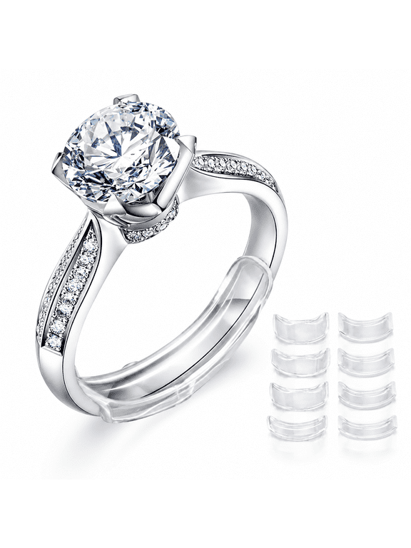 Invisible Ring Size Adjuster for Loose Rings Ring Adjuster Fit Any Rings,Assorted Sizes of Ring Sizer