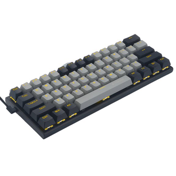 VORALYN Mechanical Keyboard Adjustable Tilt 60% Keyboard Anti-Ghosting Silent Key Presses Gaming Keyboard Style 9