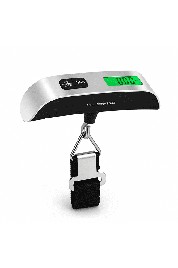 Portable Scale Digital LCD Display 110lb/50kg Electronic Luggage Hanging Suitcase Travel Weighs Baggage Bag Weight Balance