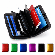 VORALYN RFID Blocking Credit Card Holder, Metal Wallet Waterproof ID Credit Card Protector Case Business Card Holder for Men or Women