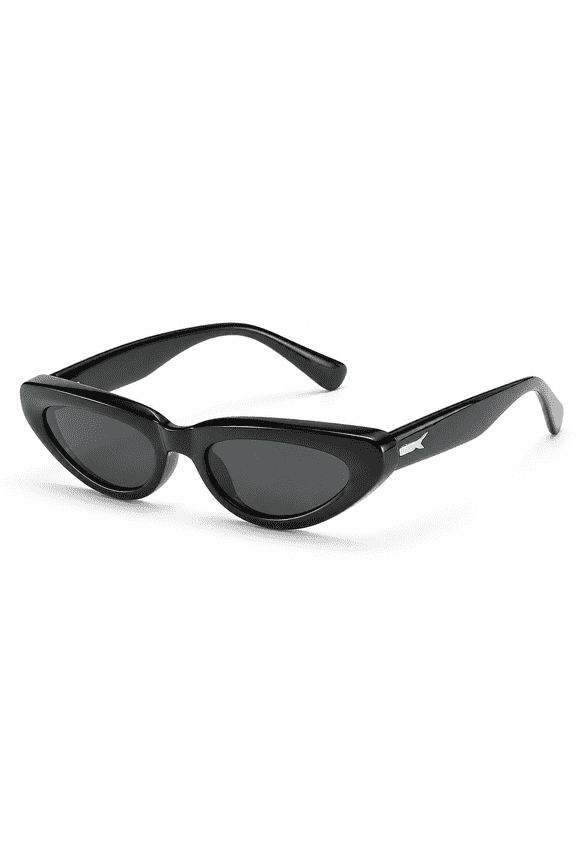 Retro Cat-Eye Sunglasses for Women, Small Frame, European and American Street Style
