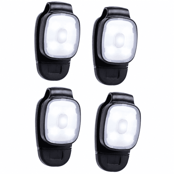 VORALYN Running Clip Lights for Runners (4 PCS) - LED Clip-On Lights for Night Running
