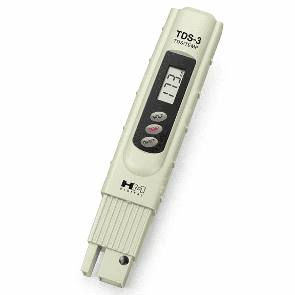 VORALYN TDS-3 Handheld TDS Meter With Carrying Case, 0 - 9990 ppm TDS Measurement Range, 1 ppm Resolution, +/- 2% Readout Accuracy