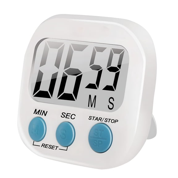 VORALYN Timer,1Pack Small Digital Kitchen Timer Back and On/Off Minute Second Count Up Countdown Kitchen Timer Digital,5.07*4.68*0.39In