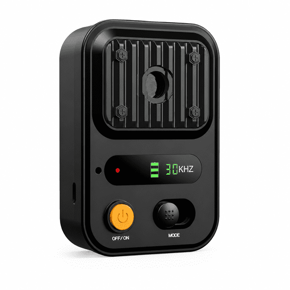 VORALYN Ultrasonic Anti-Barking Device, Auto Dog Bark Control Ipx4 Waterproof for Most Dogs, Black