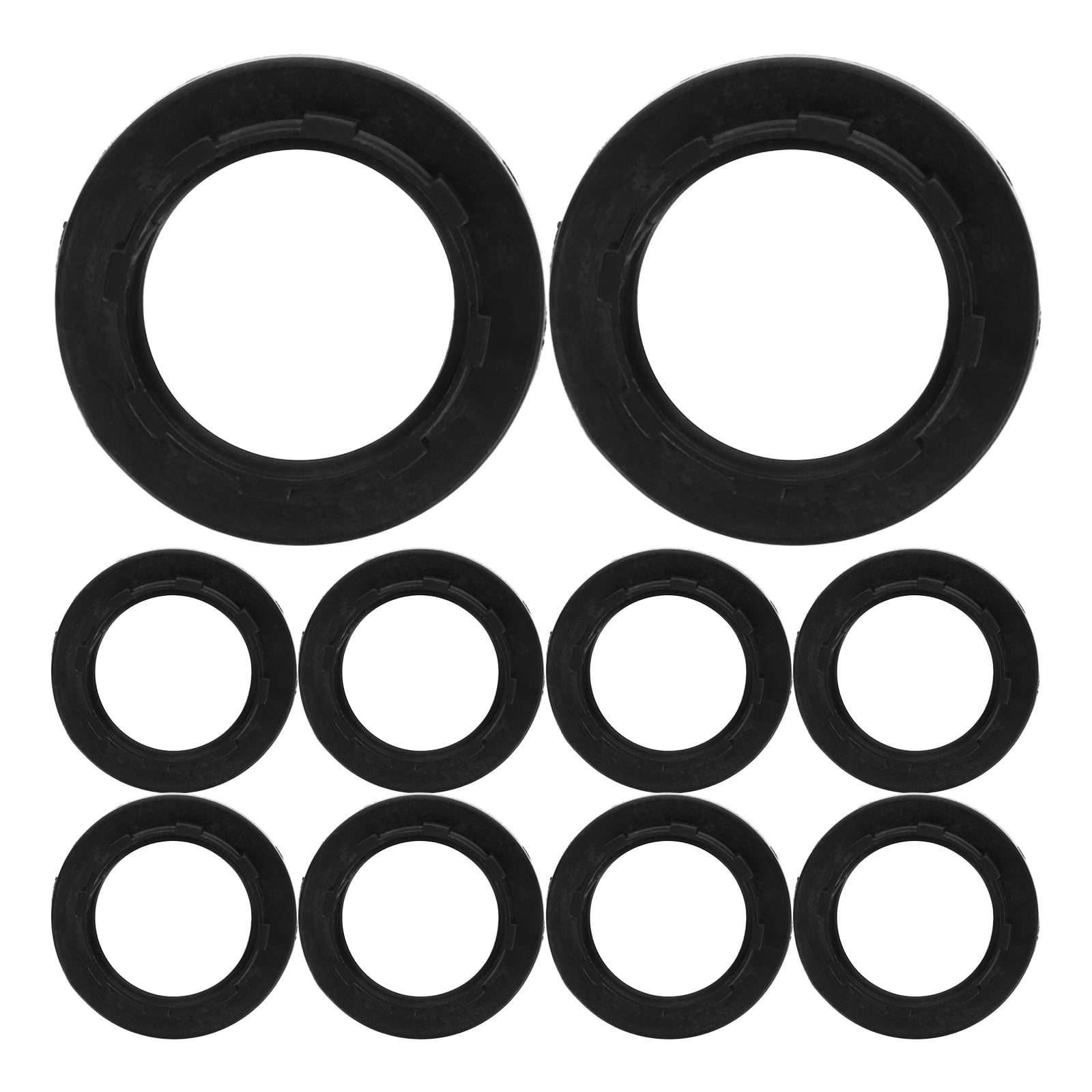VORCOOL 10Pcs Black Plastic Lamp Socket Ring E14 Standard Thread Light ...