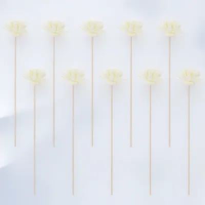 VORCOOL Rattan Flower Diffuser Simulated Flower Diffuser White Pe for Aromatherapy