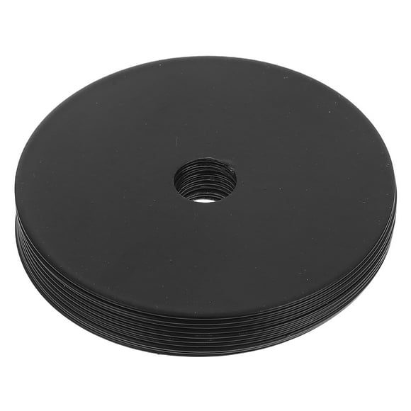 VORCOOL 10Pcs Round Iron Lamp Parts for Table Lamps Light Fixtures Repair and Rewiring 2.36In