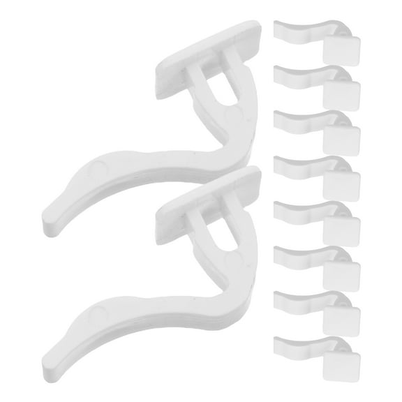 VORCOOL 10Pcs White Radiator Hanger Clip Plastic Mounting Kit for Enhanced Heat Efficiency and Easy Installation