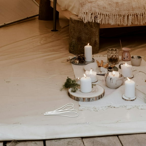 VORCOOL 12Set Cotton Wicks For Oil Lamps Diy Handmade Candle Making Supplies Home Decor