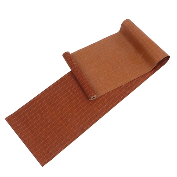 VORCOOL Light Brown Bamboo Table Runner Protector Heat Resistant for Dining Room Kitchen