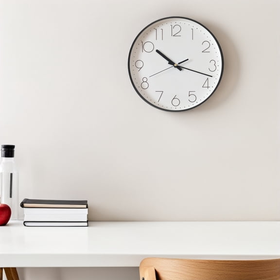 VORCOOL Round Metal Clock Frame Replacement - Stylish and Minimalist Design