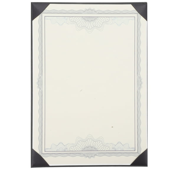 VORCOOL Black Diploma Album Paper and Silk Cloth Waterproof Certificate Cover