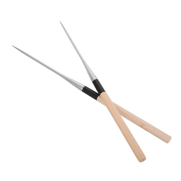 VORCOOL Metal Chop Sticks Sushi Chef Cooking Safety 2 Pcs