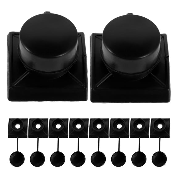 VORCOOL 200Pcs Weather Resistant Plastic End Caps for Tile Pads Compatible with Drill Tail Screws