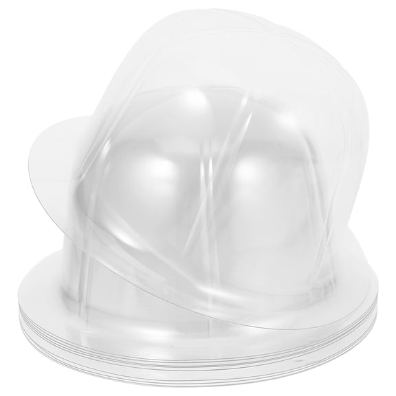VORCOOL 20Pcs Transparent Cap Display Riser with Anti Deformation Design for Baseball Hat Organization